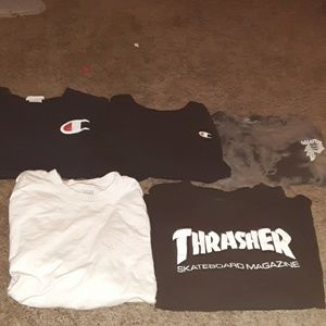 Bundle of 5 brand shirts back to school vans etc